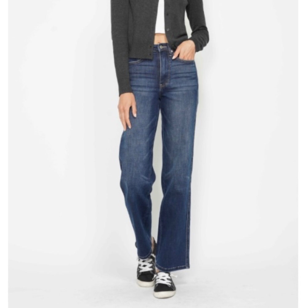 Judy Blue High Waist Tummy Control Classic Straight Leg Jeans